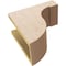 Ekena Millwork 6"W x 12"D x 12"H Classic Del Monte Rough Cedar Woodgrain TimberThane Corbel, Primed Tan CORUR06X12X12DELRCPR - alternate 6